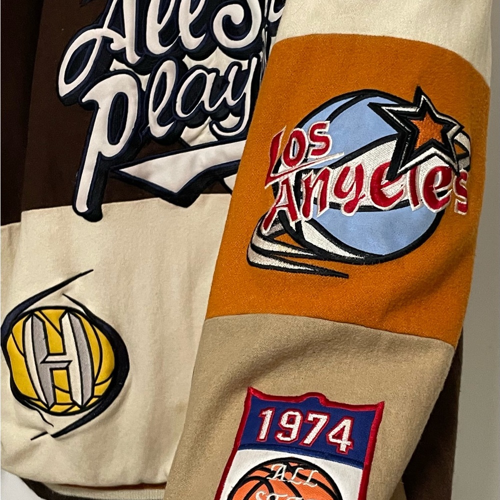 Men's Multicolor Patchwork Jacket 3xl - image 5